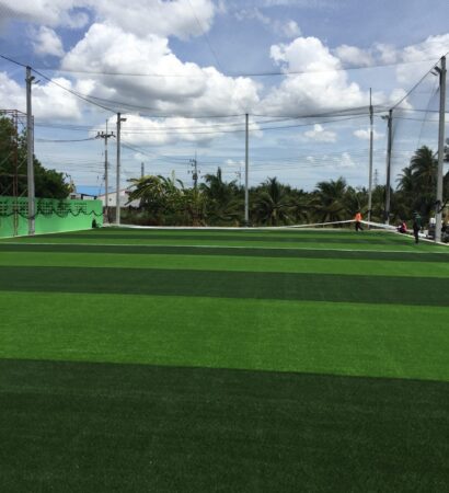 ต้นทุนการก่อสร้างสนามฟุตบอลหญ้าเทียม